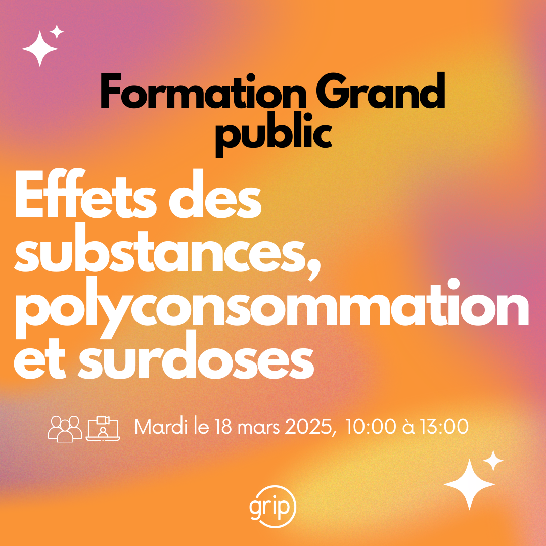 Formation Effets des substances, polyconsommation et surdoses (18 mars 2025)