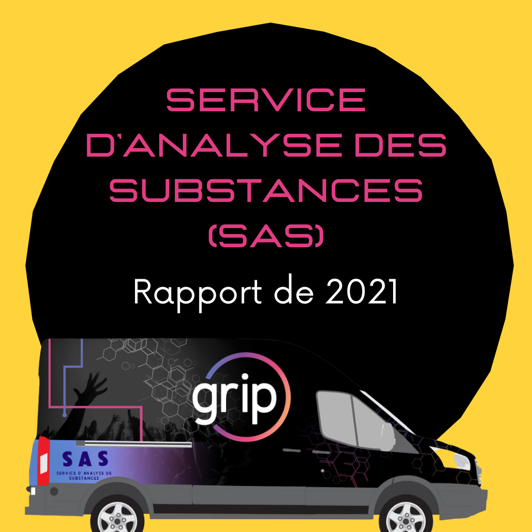 Service d’analyse de substances (SAS) - Rapport de 2021