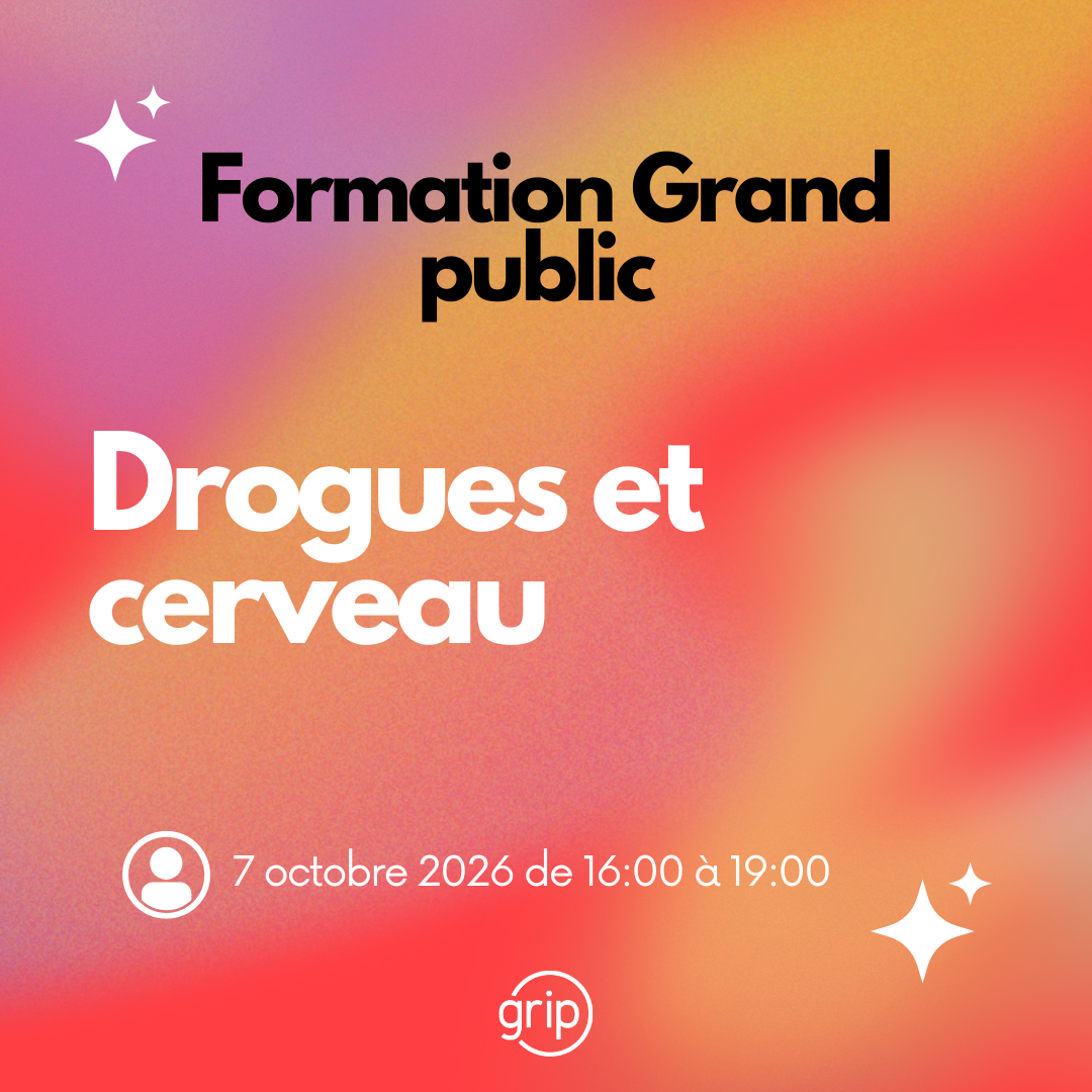 Formation Drogues et cerveau (7 octobre 2026)