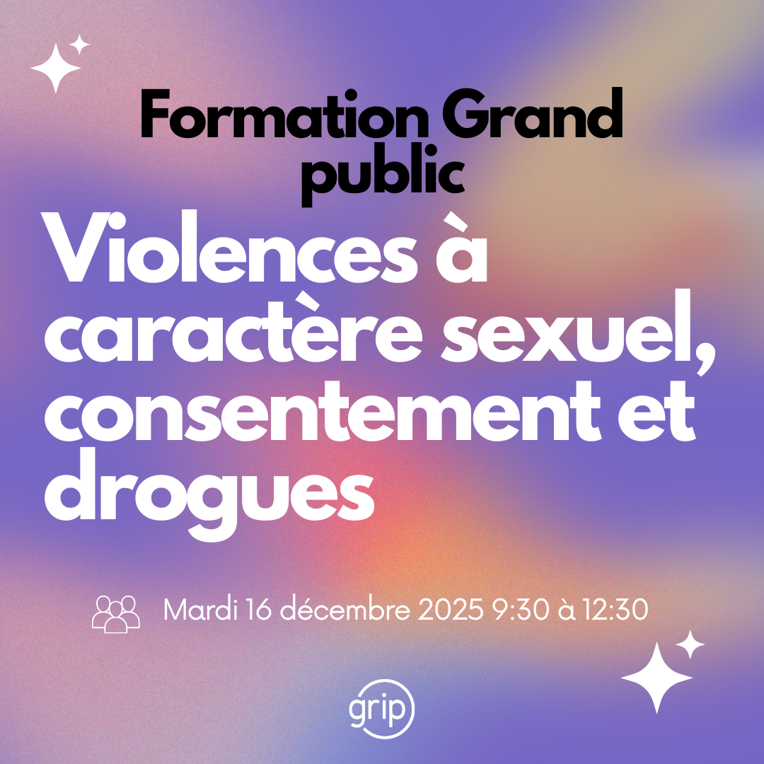 Formation Violences à caractère sexuel, consentement et drogues (16 décembre 2025)